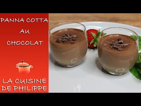 Panna cotta au chocolat - Delicious French dessert with easy difficulty. Perfect recipe converted from YouTube video to PDF format.