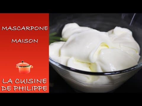 Mascarpone maison - Delicious French dessert with easy difficulty. Perfect recipe converted from YouTube video to PDF format.
