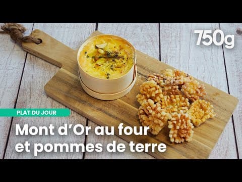 Fleurs de pommes de terre croustillantes au Mont d'Or