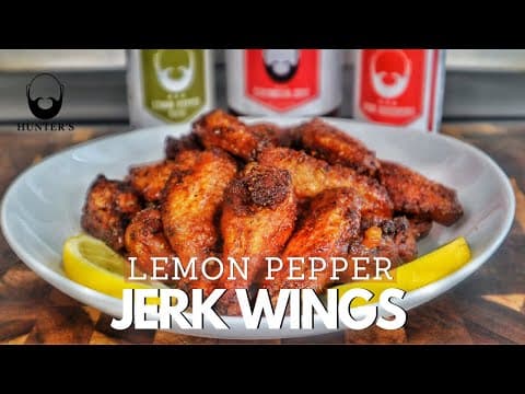 Lemon Pepper Jerk Chicken Wings @KingofFoodsNetwork - Caribbean recipe that serves 4 people. A easy difficulty cooking recipe converted from YouTube video with complete ingredients and step-by-step instructions.