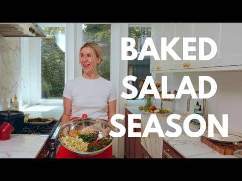 How to make a baked salad