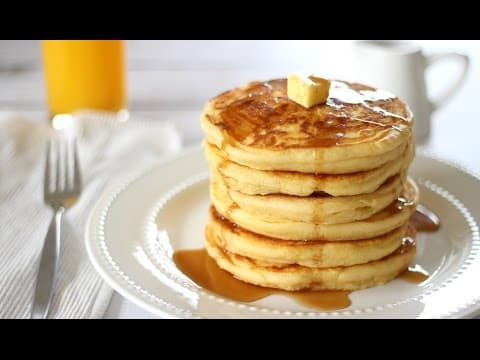 Soft and Fluffy Pancakes - Delicious American breakfast with easy difficulty. Perfect recipe converted from YouTube video to PDF format.