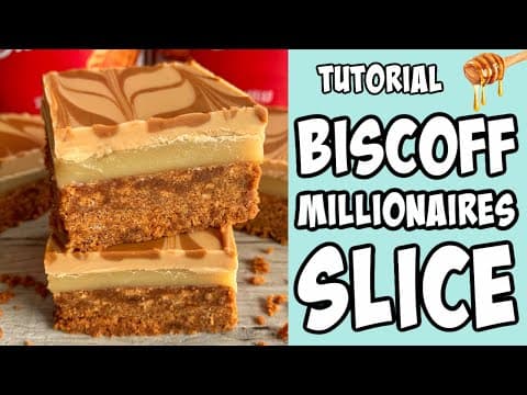How to make a Biscoff Millionaire Slice! tutorial