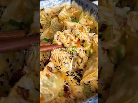 🥥 COCONUT RAMEN DUMPLING BAKE 🥟