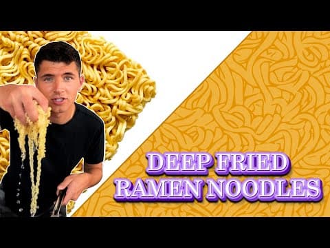 Fried Ramen Noodle Snack