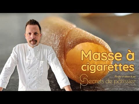 Pâte à cigarette – Décors fins et nets