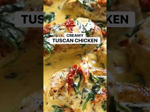 Creamy Tuscan Chicken Only 357 Calories!