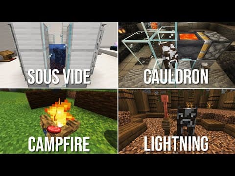 Every Way To Cook a Steak in Minecraft