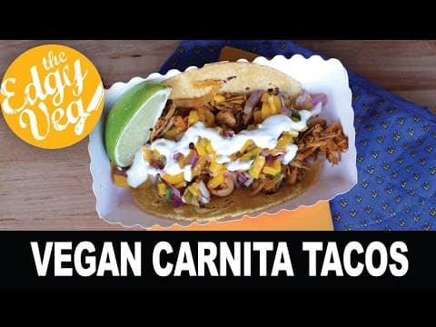Vegan Recipe: Vegetarian Pulled Pork Tacos (Carnita Recipe)