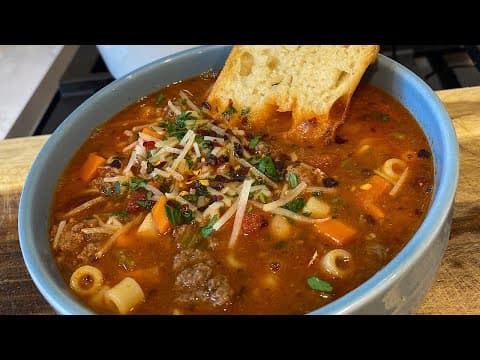 💥Olive Garden Copycat Pasta Fagioli Soup