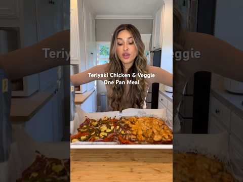 Teriyaki chicken & veggie one pan meal!!