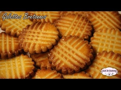Galettes Bretonnes (Traditional Breton Butter Biscuits) - Delicious French snack with easy difficulty. Perfect recipe converted from YouTube video to PDF format.