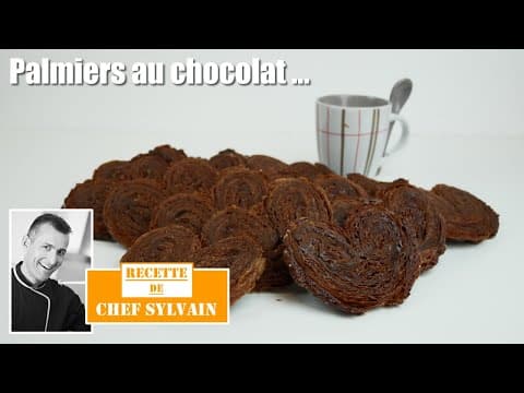 Chocolate Palmiers - Delicious French dessert with medium difficulty. Perfect recipe converted from YouTube video to PDF format.