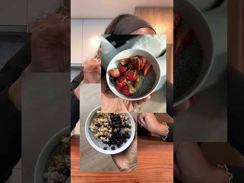 Healthy high fiber breakfast idea 🤤 recipe in comments