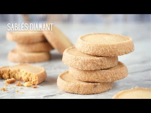 Shortbread and Diamonds with Leftover Egg Yolks - Delicious French dessert with easy difficulty. Perfect recipe converted from YouTube video to PDF format.