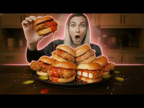 Crispy Bang Bang Chicken Sliders - American Fusion recipe that serves 4 people. A medium difficulty cooking recipe converted from YouTube video with complete ingredients and step-by-step instructions.