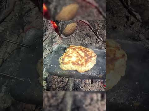 Fresh warm bread with honey butter the best thing ever 🤤 Outdoorboys yt