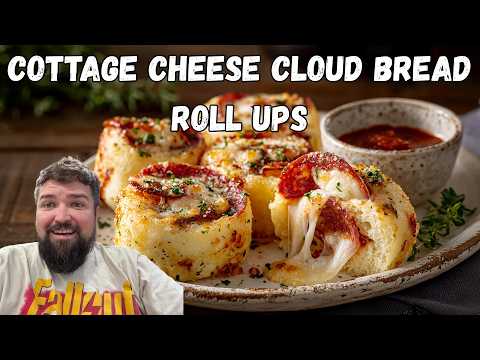 Cottage Cheese Cloud Bread Pizza Roll Ups Recipe