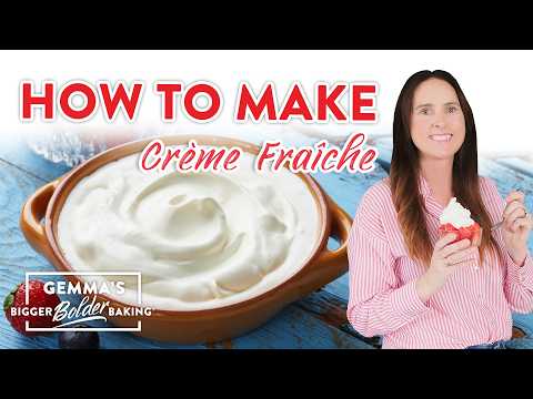 How to Make Crème Fraîche with ONLY 2 Ingredients!
