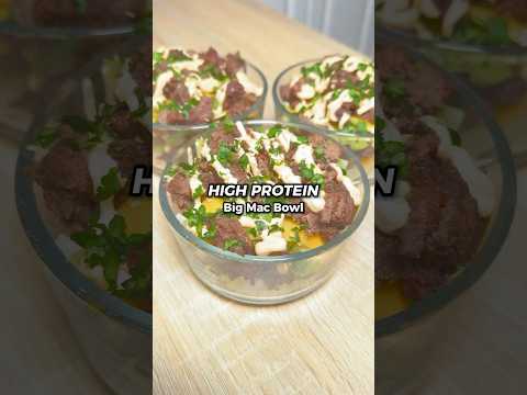 Easy High Protein BIG MAC Bowl