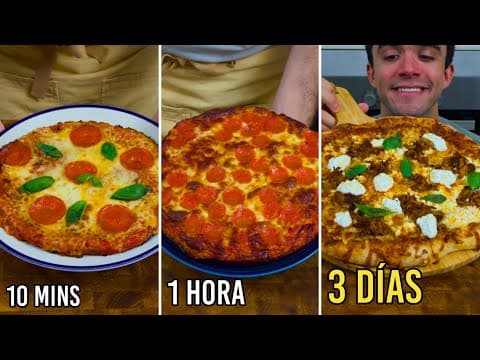 Ultimate Homemade Pizza: 10-Minute, 1-Hour, and 3-Day Methods