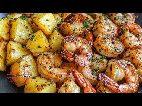 Garlic Butter Shrimp and Potatoes