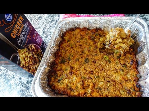 Upgraded Boxed Stuffing for Thanksgiving