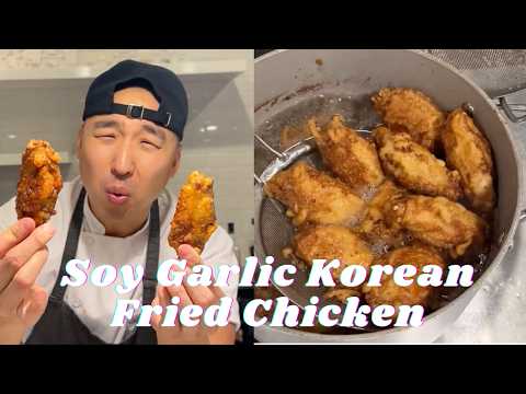 Soy Garlic Korean Fried Chicken 🍗👨🏻‍🍳🔥