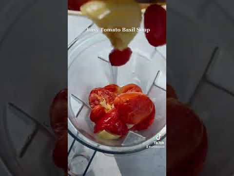 Easy Tomato Basil Soup!