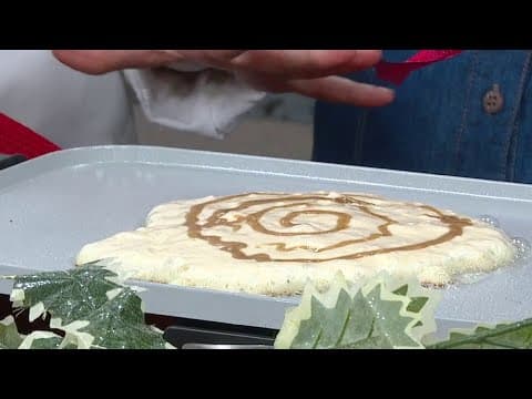 Cinnamon Roll Pancakes recipe from The Cheesecake Factory