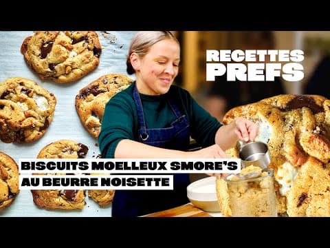 Brown Butter S’mores Cookies - Delicious American dessert with medium difficulty. Perfect recipe converted from YouTube video to PDF format.