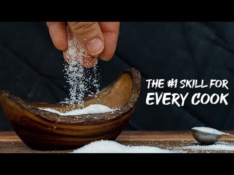 Why you should learn to SALT BY TASTE