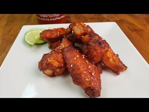 Honey Sriracha Wings - How to Make Hot Wings