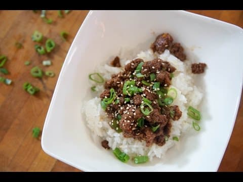 Asian Beef Rice Bowl