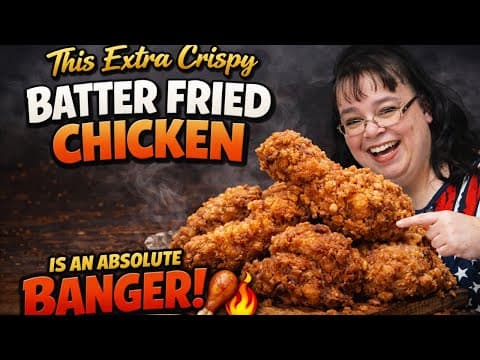 This Extra Crispy Batter Fried Chicken Is an Absolute BANGER 🍗🔥