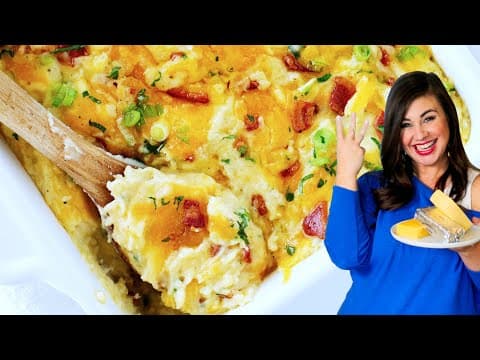 The BEST Mashed Potato Potato Casserole