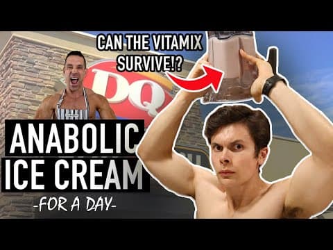 Only Eating Anabolic ICE CREAM For 24 HOURS