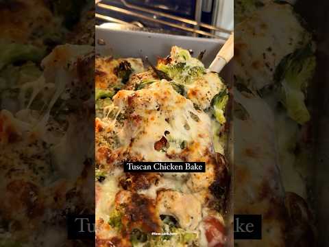 Tuscan Chicken Bake 🥰 (Low Carb + High Protein!)