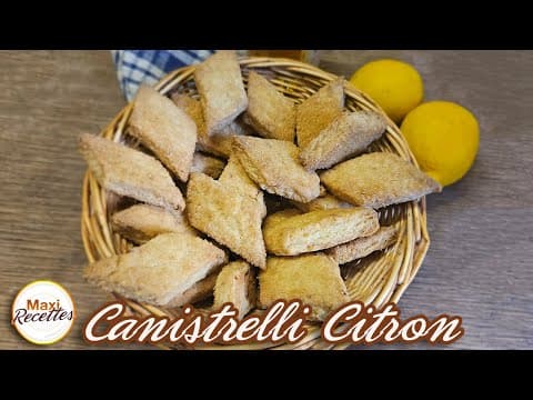 Lemon Canistrelli - Delicious Corsican dessert with easy difficulty. Perfect recipe converted from YouTube video to PDF format.
