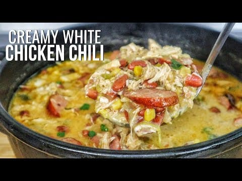WHITE Chicken Chili Recipe Beats Boring Chili Every Time!