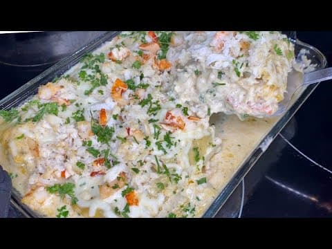 Creamy Seafood Lasagna Roll Ups ! Super Easy And Delicious Full Recipe Video!