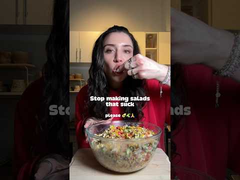 Scoopable Veggie Corn & Black Bean Salad - Delicious Tex-Mex appetizer with easy difficulty. Perfect recipe converted from YouTube video to PDF format.