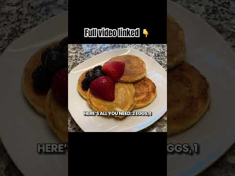 2-Ingredient Protein Pancakes 🥞