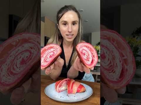 How about a strawberry croissant? 🌸