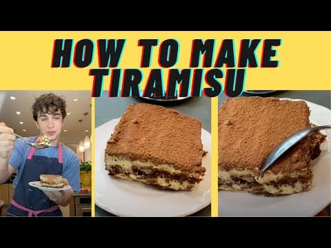HOW TO MAKE THE BEST TIRAMISU