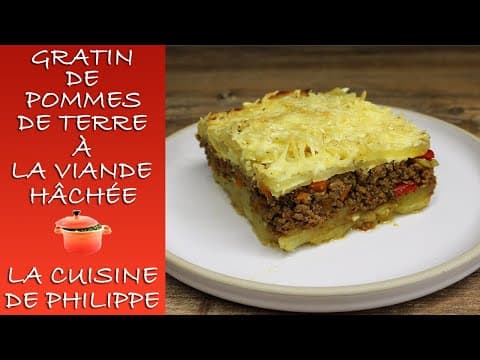 Gratin de pommes de terre à la viande hachée