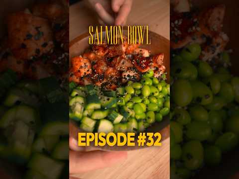 High Protein Soy Garlic Salmon Bowl Recipe