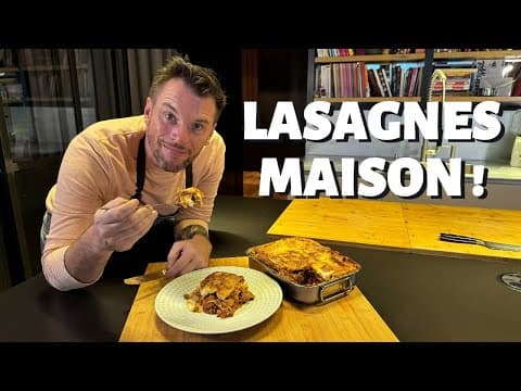 Homemade Bolognese Lasagna - Delicious French main course with medium difficulty. Perfect recipe converted from YouTube video to PDF format.