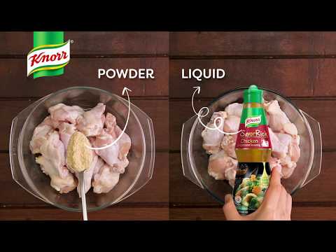 Knorr SavorRich Chicken Concentrated Seasoning that is better than Powder