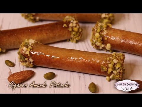 Almond Cigars - Delicious Mediterranean dessert with medium difficulty. Perfect recipe converted from YouTube video to PDF format.